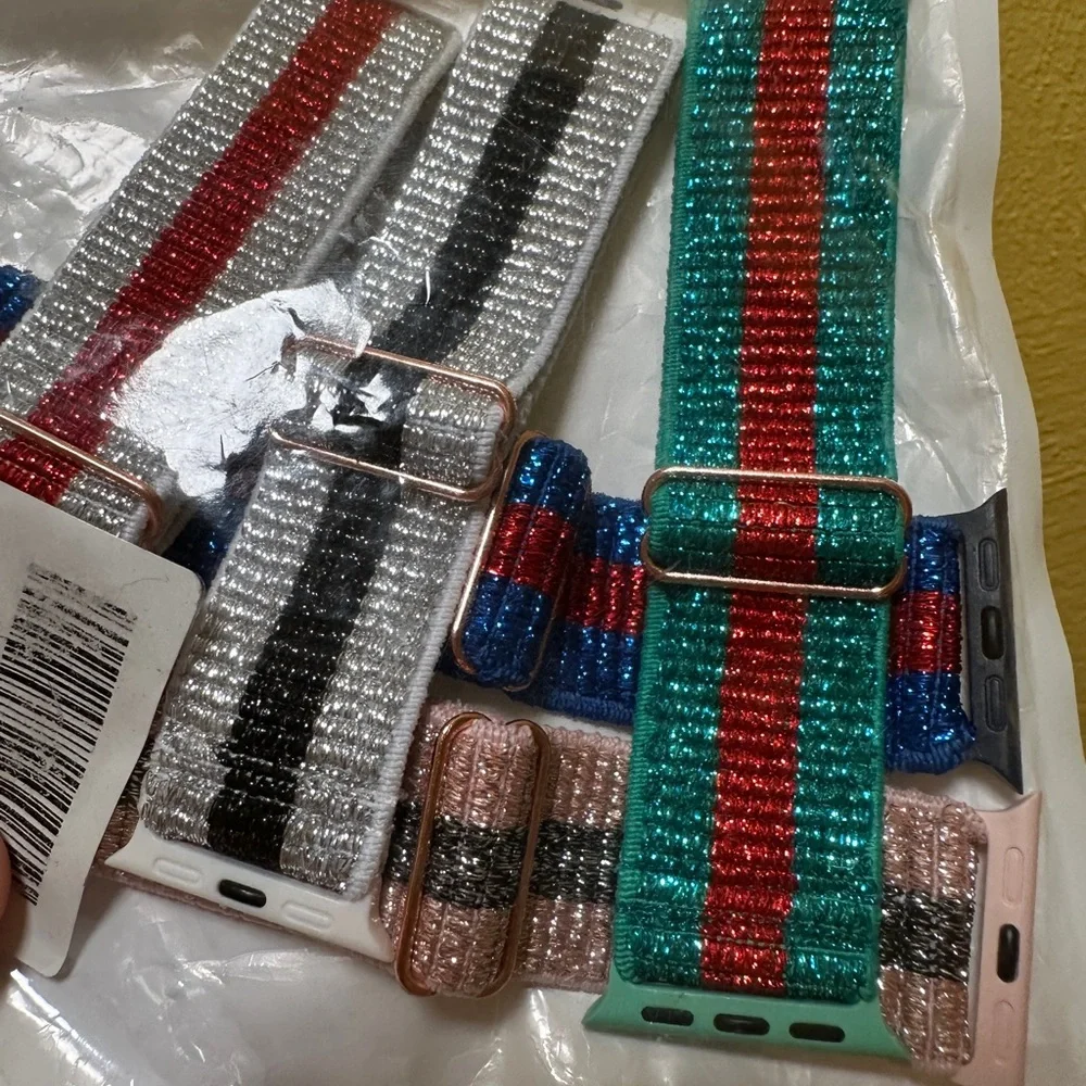 Colorful Glitter Apple Watch Bands